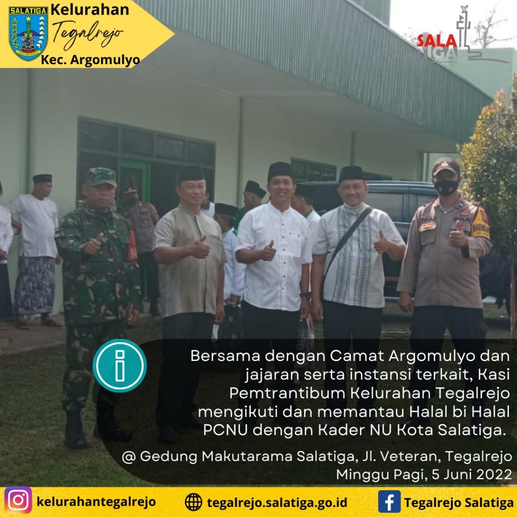 Pemantauan Halal bi Halal PCNU dengan Kader NU Kota Salatiga