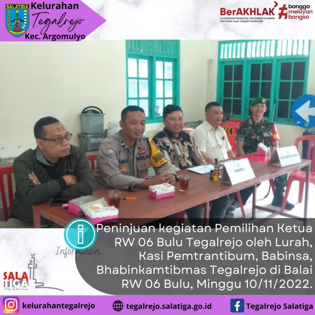 Pemilihan Ketua RW 06 Bulu Tegalrejo