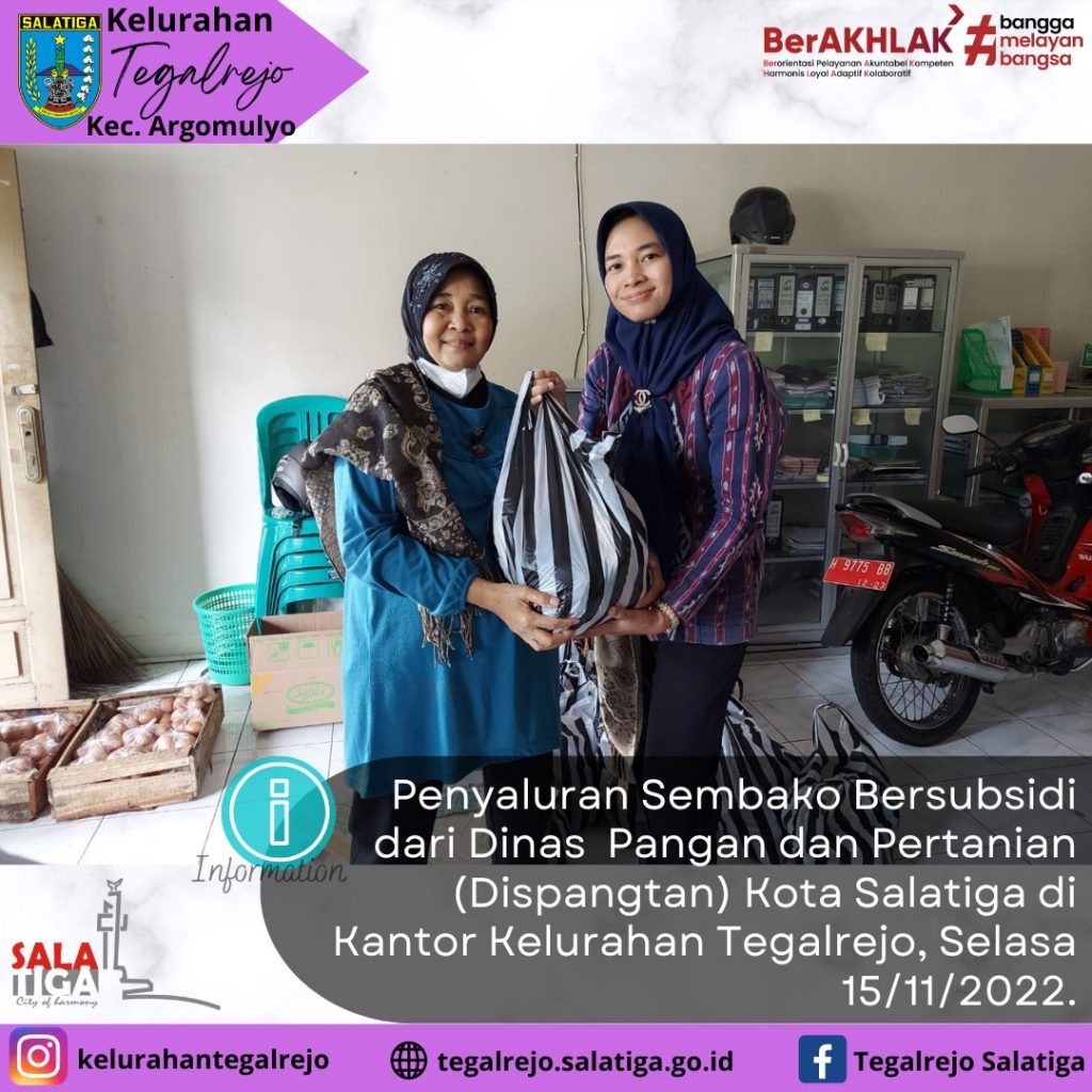 Penyaluran Sembako Bersubsidi dari Dinas Pangan dan Pertanian