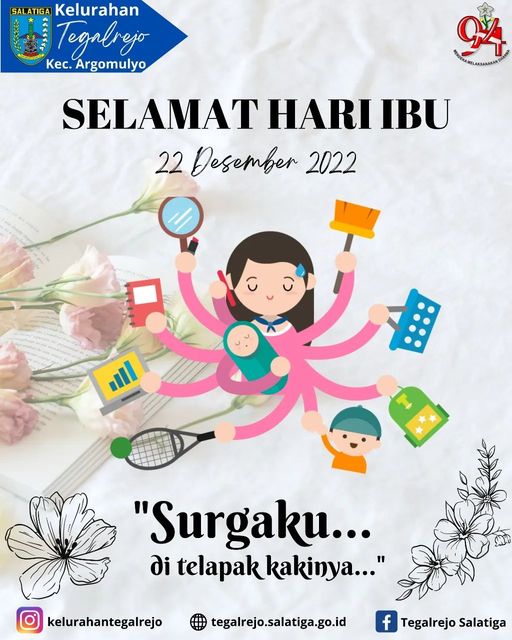 Selamat Hari Ibu untuk semua ibu ibu hebat
