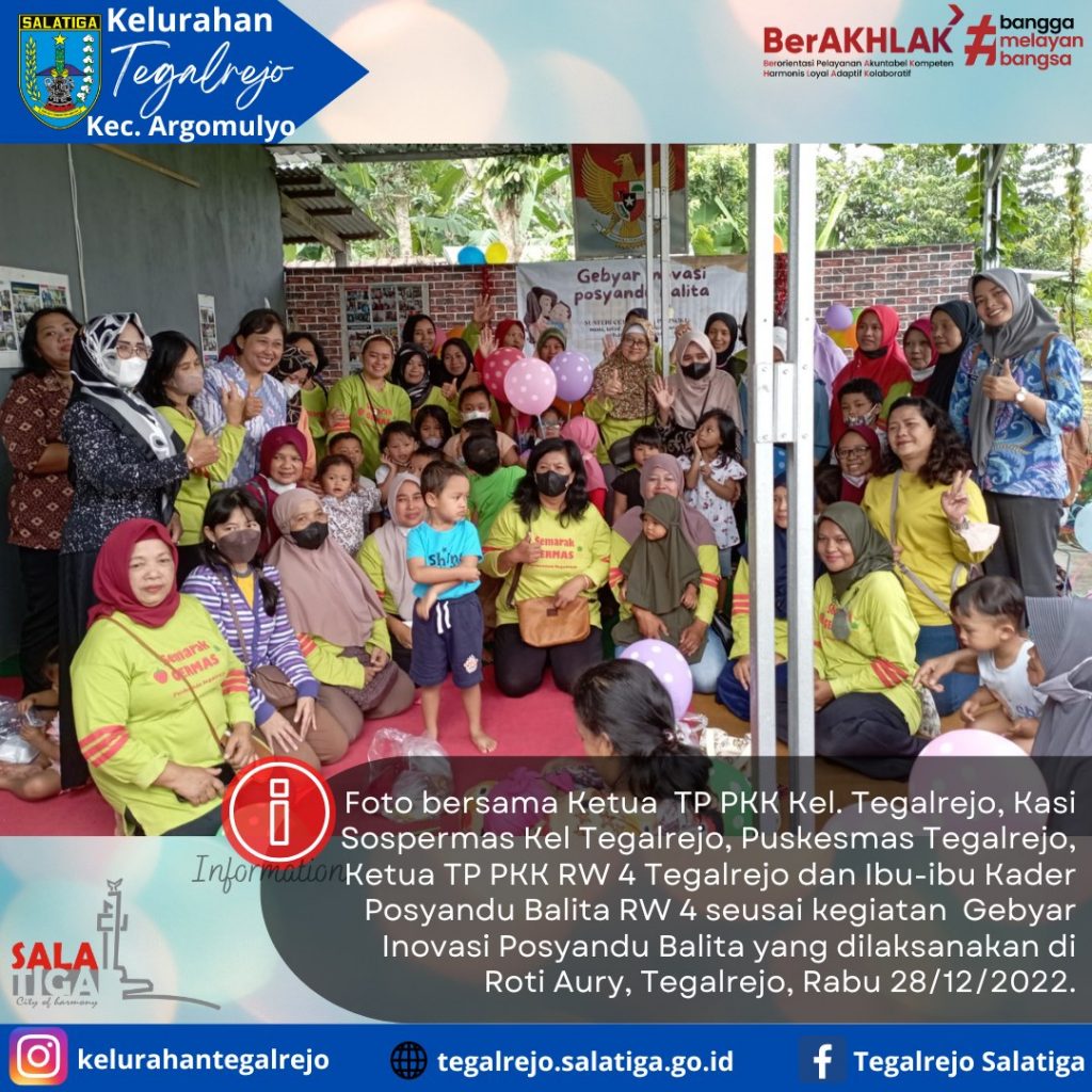 Gebyar Inovasi Posyandu Balita Susteri Ceting Asik Piringku (Susu telur cegah stunting anak sehat ibunda kreatif)